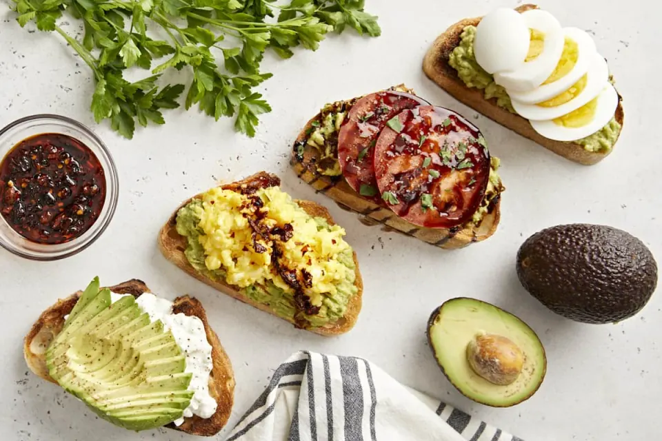 Avocado toast and eggs made with everyday ingredients
